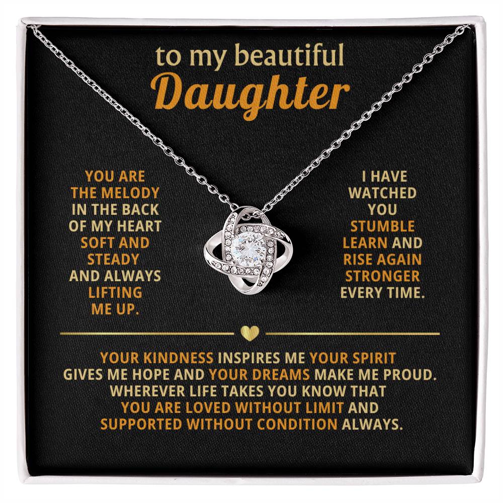 To my beautiful Daughter, You are the melody in the back of my heart