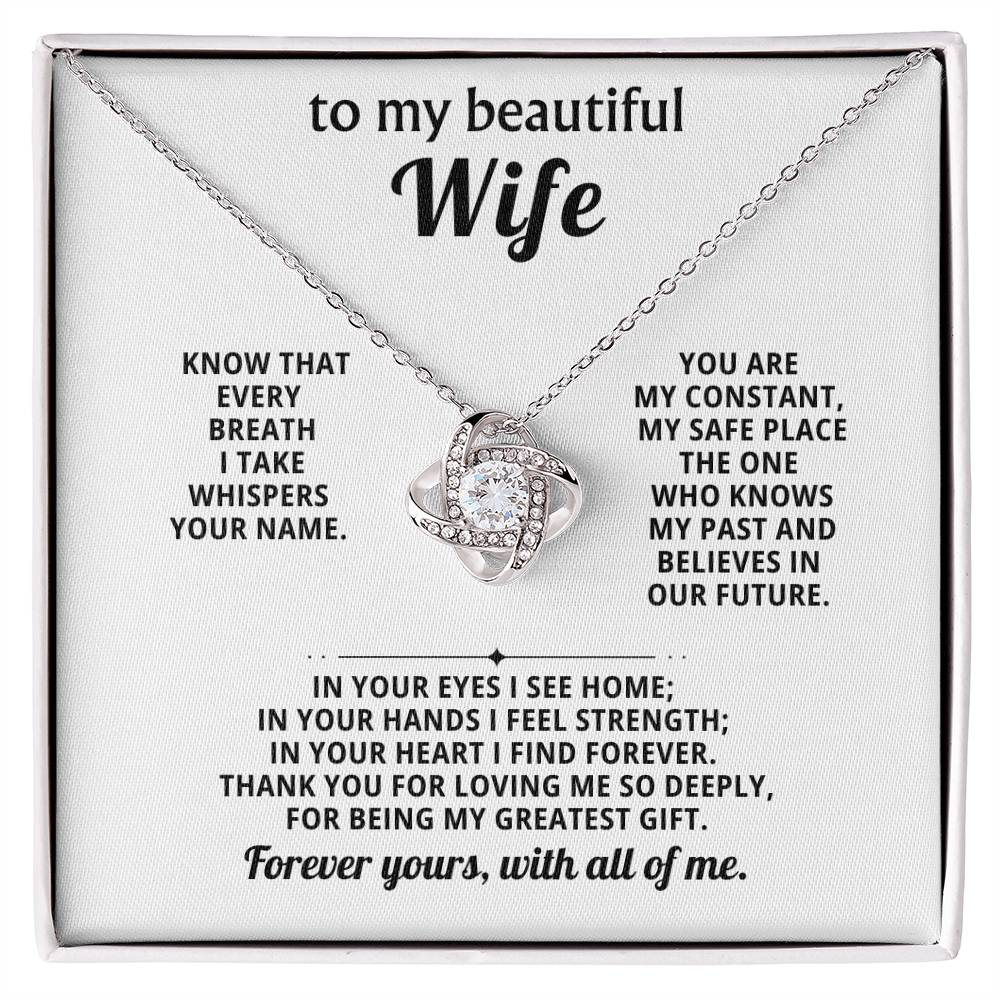To my beautiful  wife, Know that every breath I take whispers your name