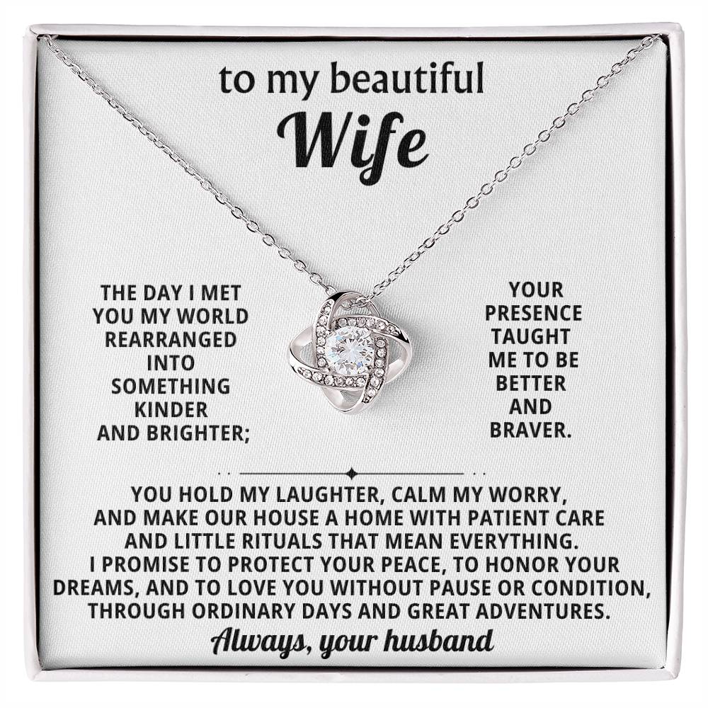 To my beautiful wife, The day I met you my world rearranged into something kinder