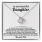 To my beautiful Daughter, You can steer yourself in any direction you choose