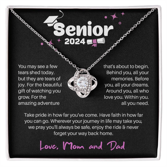 GRADUATION ADVENTURE FOR HER LOVE KNOT NECKLACE