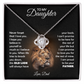 TO MY DAUGHTER THIS LION LOVE KNOT