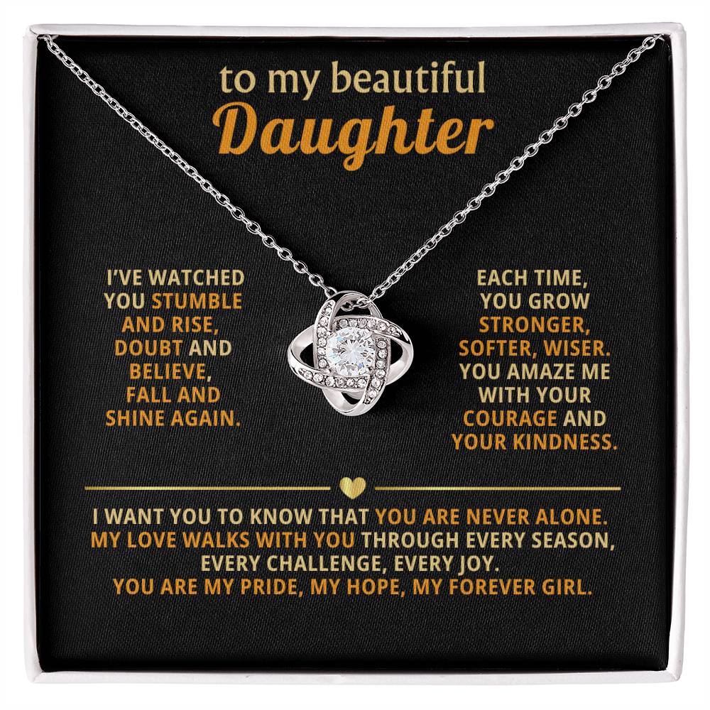 To my beautiful Daughter, You are my pride, my hope, my forever girl.
