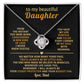 To my beautiful Daughter - I will always be your steady protector and your biggest fan