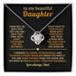 To my beautiful Daughter,ou are more capable than you know and my pride in you is a quiet