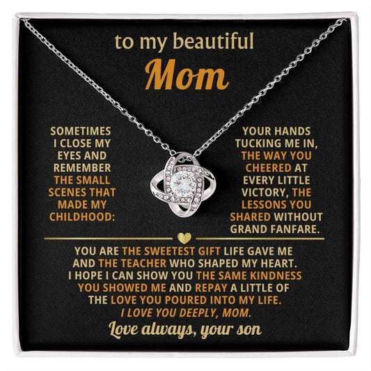 To My Mom,  You are the sweetest gift life gave me