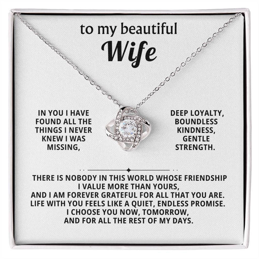 To my beautiful wife, In you I have found all the things I never knew I was missing