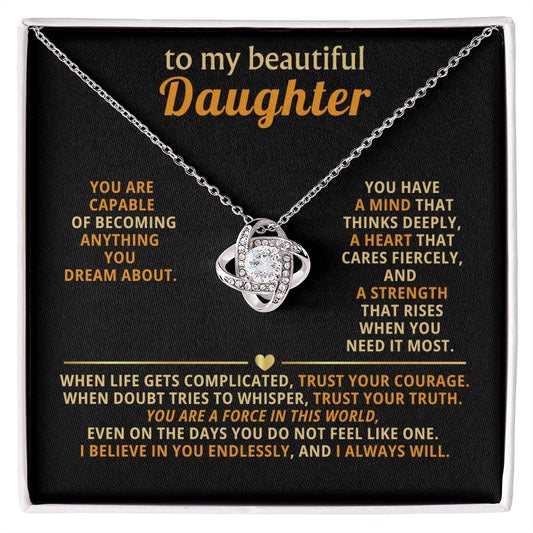 To my beautiful Daughter,You are capable of becoming anything you dream about