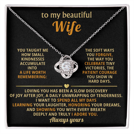 To my beautiful Wife,  Loving you has been a slow discovery of joy after joy