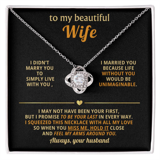 To my beautiful Wife, I married you because life without you would be unimaginable