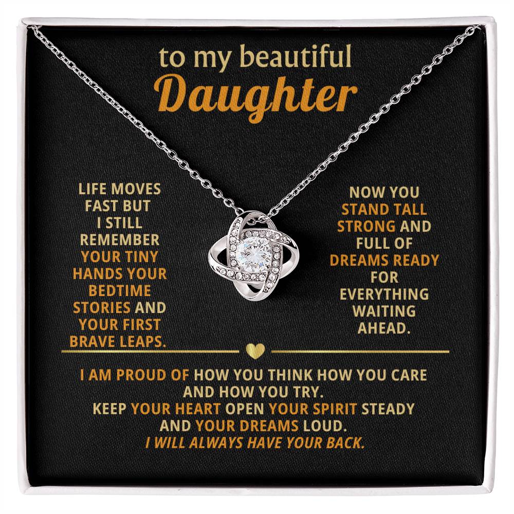 To my beautiful Daughter, Life moves fast but I still remember your tiny hands