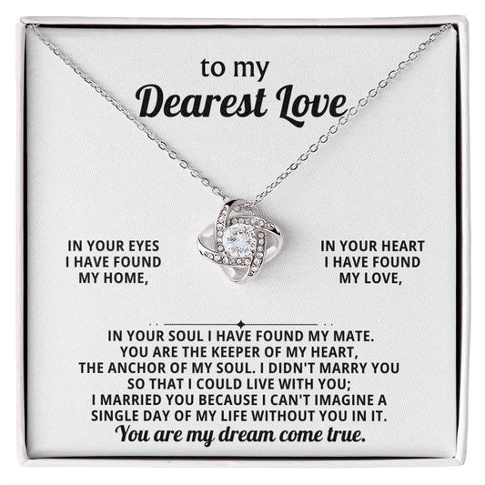 My Dearest Love, in your eyes I have found my home