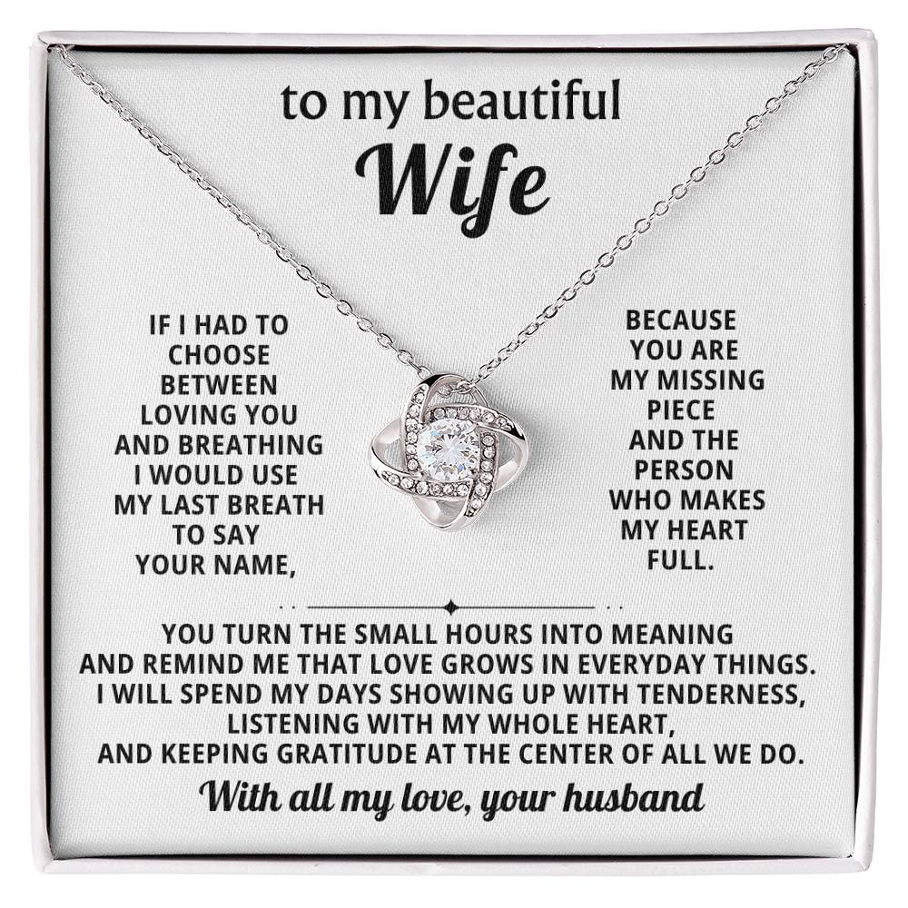 To my beautiful wife, You are my missing piece and the person who makes my heart full