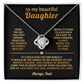 To my beautiful Daughter, You rewrote my world with joy