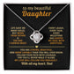 To my beautiful Daughter - Life gave me many roles, but being your father is the one I cherish most