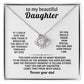 To my beautiful Daughter, The proudest moment is telling others that you are my daughter