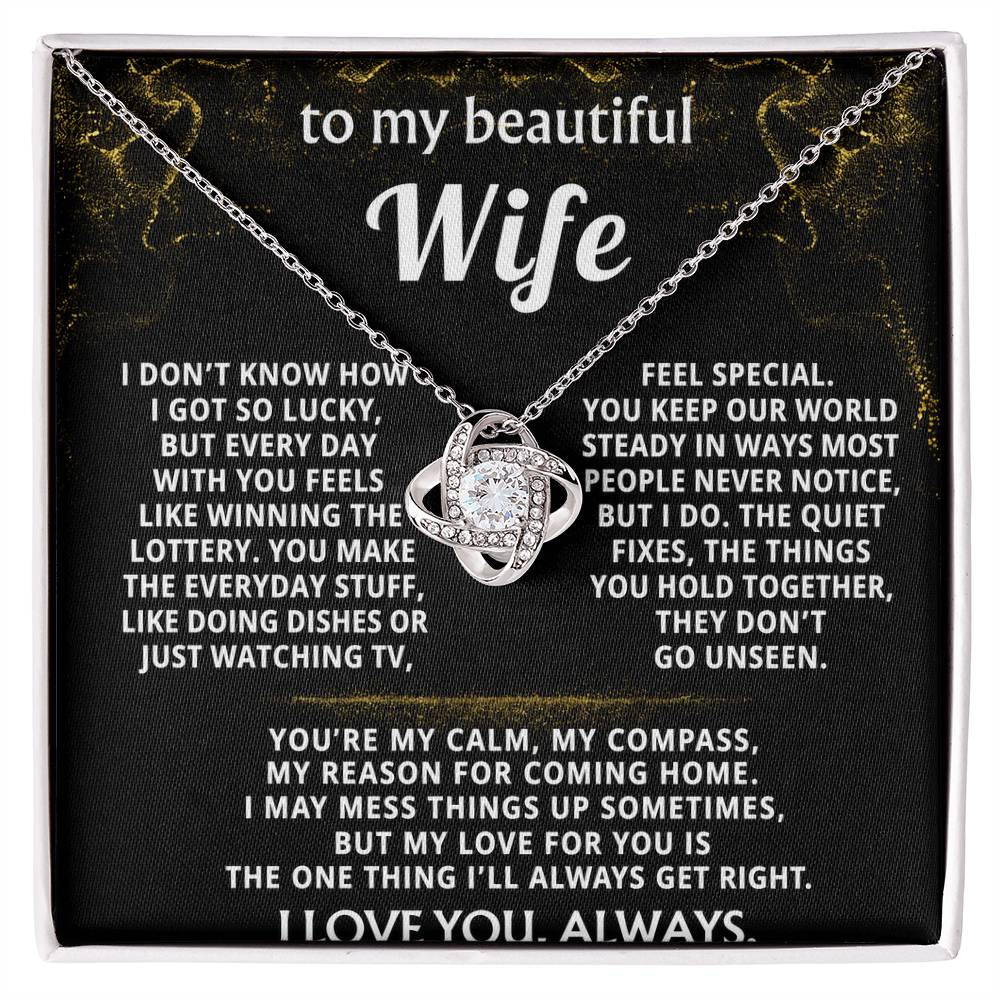 To My Wife, You are my everything, my love.