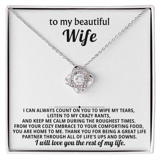 To my beautiful wife, I can always count on you to wipe my tears, listen to my crazy rants