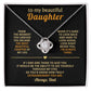 To my beautiful daughter, You became the most beautiful chapter of my life
