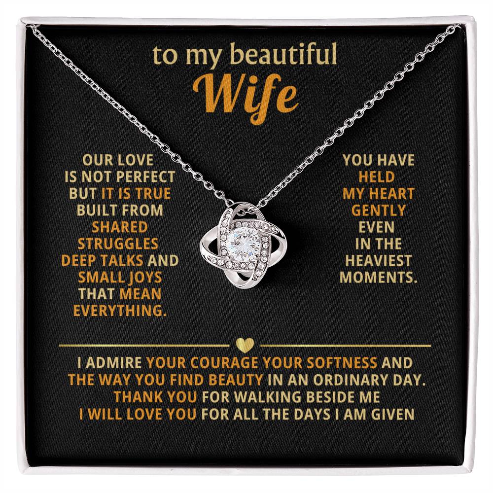 To my beautiful wife, Our love is not perfect but it is true