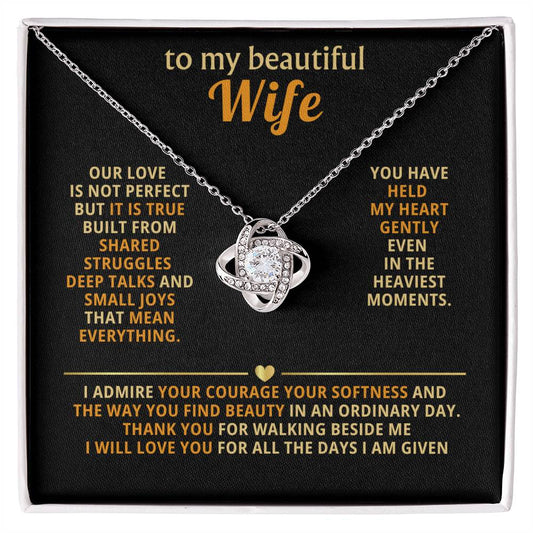 To my beautiful wife, Our love is not perfect but it is true