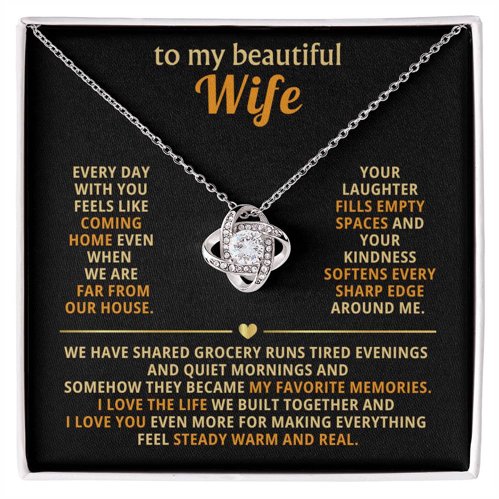 To my beautiful wife, I love the life we built together