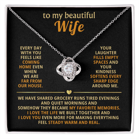 To my beautiful wife, I love the life we built together