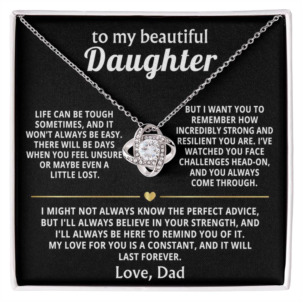 To My Beautiful Daughter, I'll always believe in your strength.