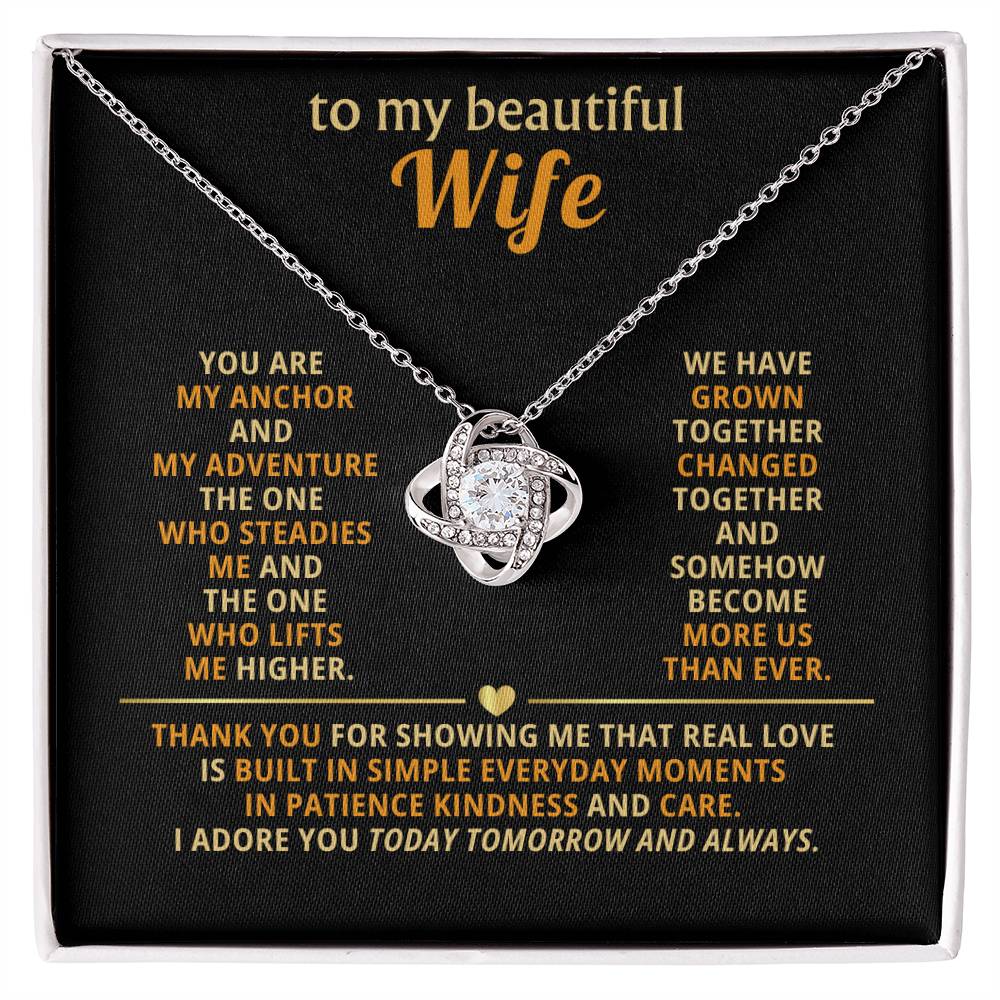 To my beautiful wife, You are my anchor and my adventure