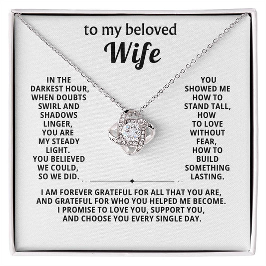 To my beloved wife, I promise to love you, support you, and choose you