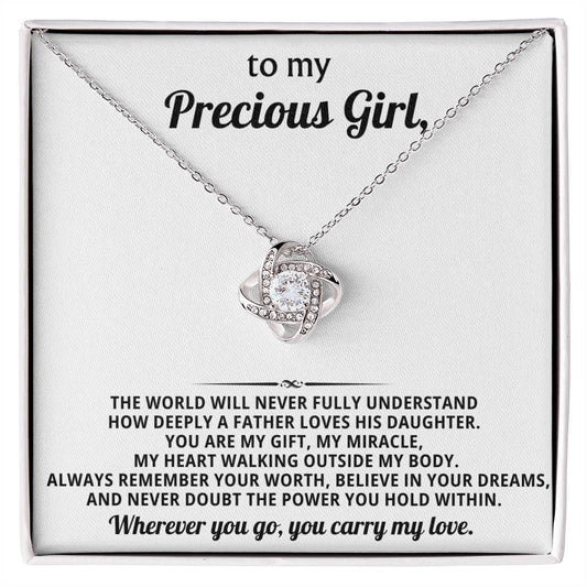 My Precious Girl, You are my gift, my miracle