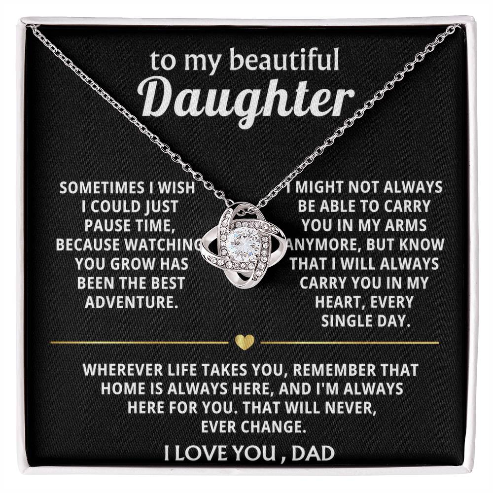 To My Beautiful Daughter, I'll always carry you in my heart. — [Lux] - Love Knot
