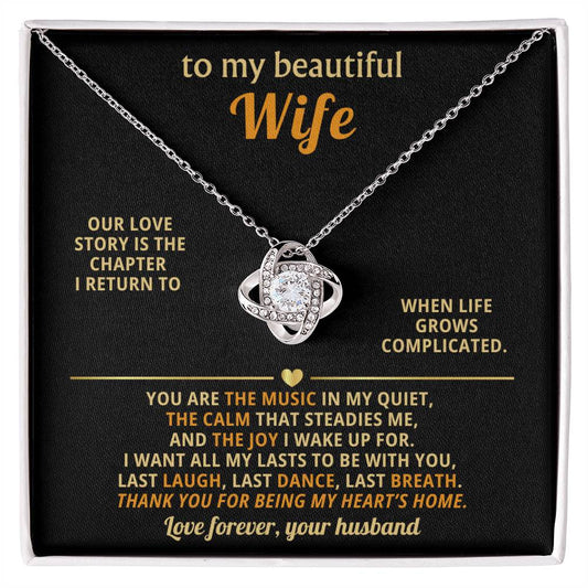 To my beautiful Wife, You are the music in my quiet