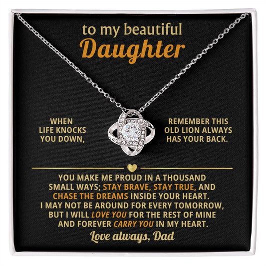 To my beautiful daughter, You make me proud in a thousand small ways