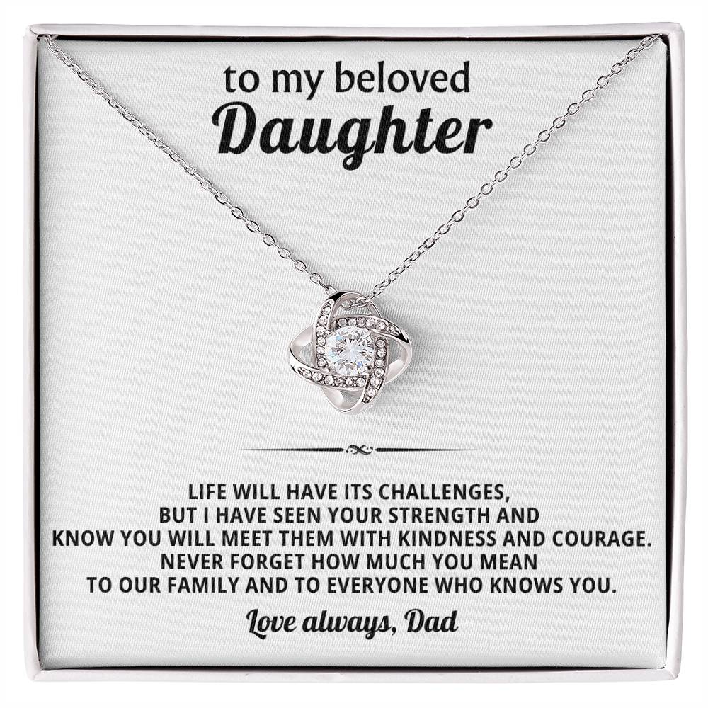 To my beloved daughter, Never forget how much you mean to our family and to everyone who knows you