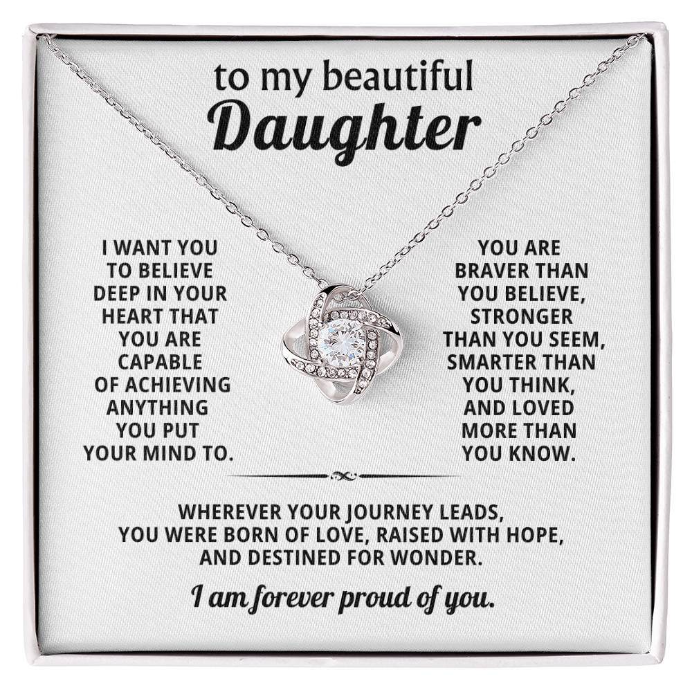 To my beautiful daughter, Wherever your journey leads, you were born of love