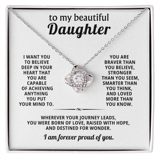To my beautiful daughter, Wherever your journey leads, you were born of love
