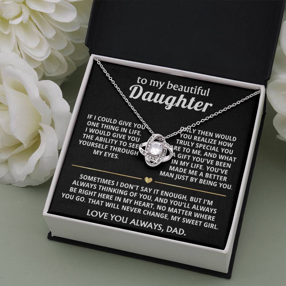 To My Beautiful Daughter, You're a special gift in my life.