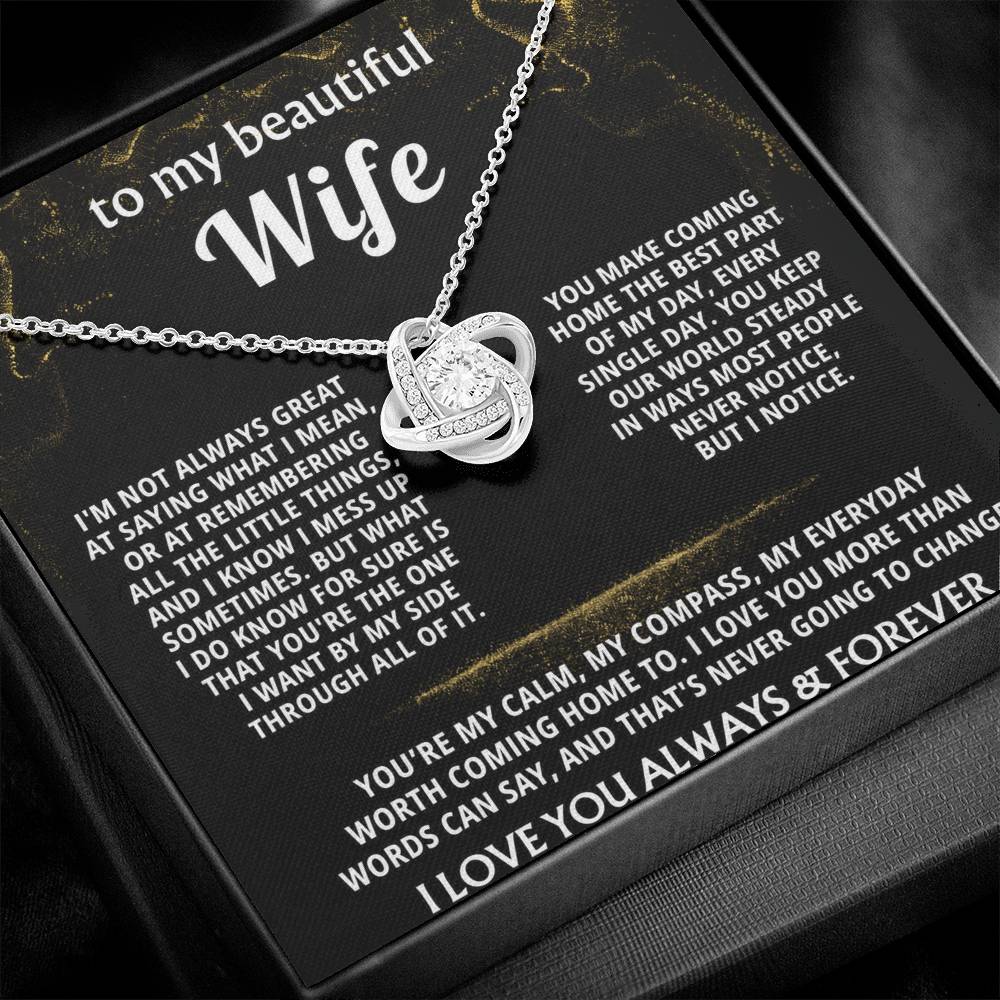 To My Wife, You are my everything, always. — [Lux] - Love Knot