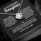 To My Beautiful Daughter, I'll always have your back.