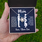 TO MY MOM LITTLE BOY BLUE LOVE KNOT
