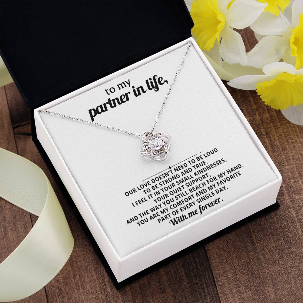 To my partner in life, You are my comfort and my favorite part of every single day