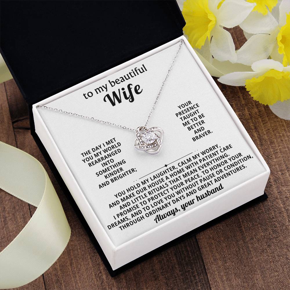 To my beautiful wife, The day I met you my world rearranged into something kinder