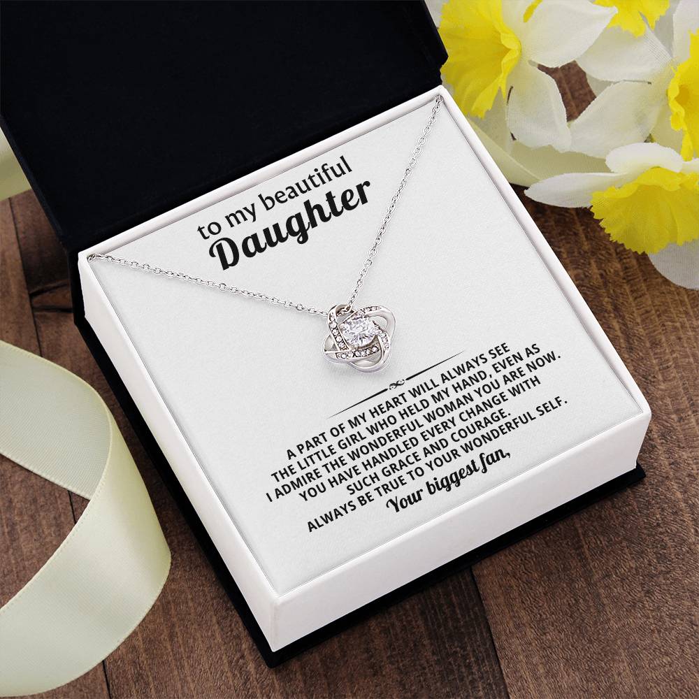 To my beautiful daughter, I admire the wonderful woman you are now