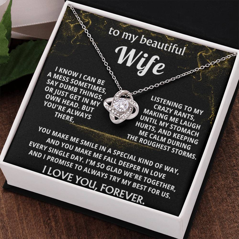 To My Wife, You make me fall deeper in love.