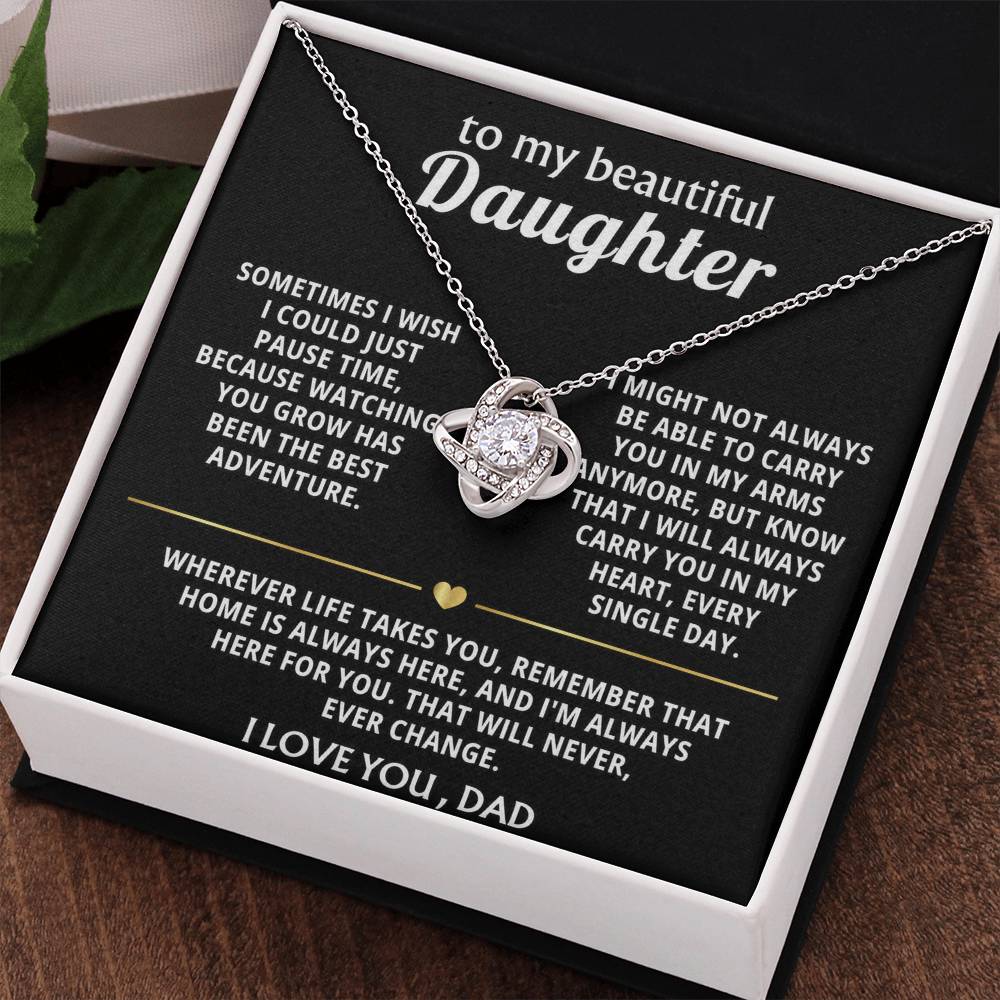 To My Beautiful Daughter, I'll always carry you in my heart. — [Lux] - Love Knot