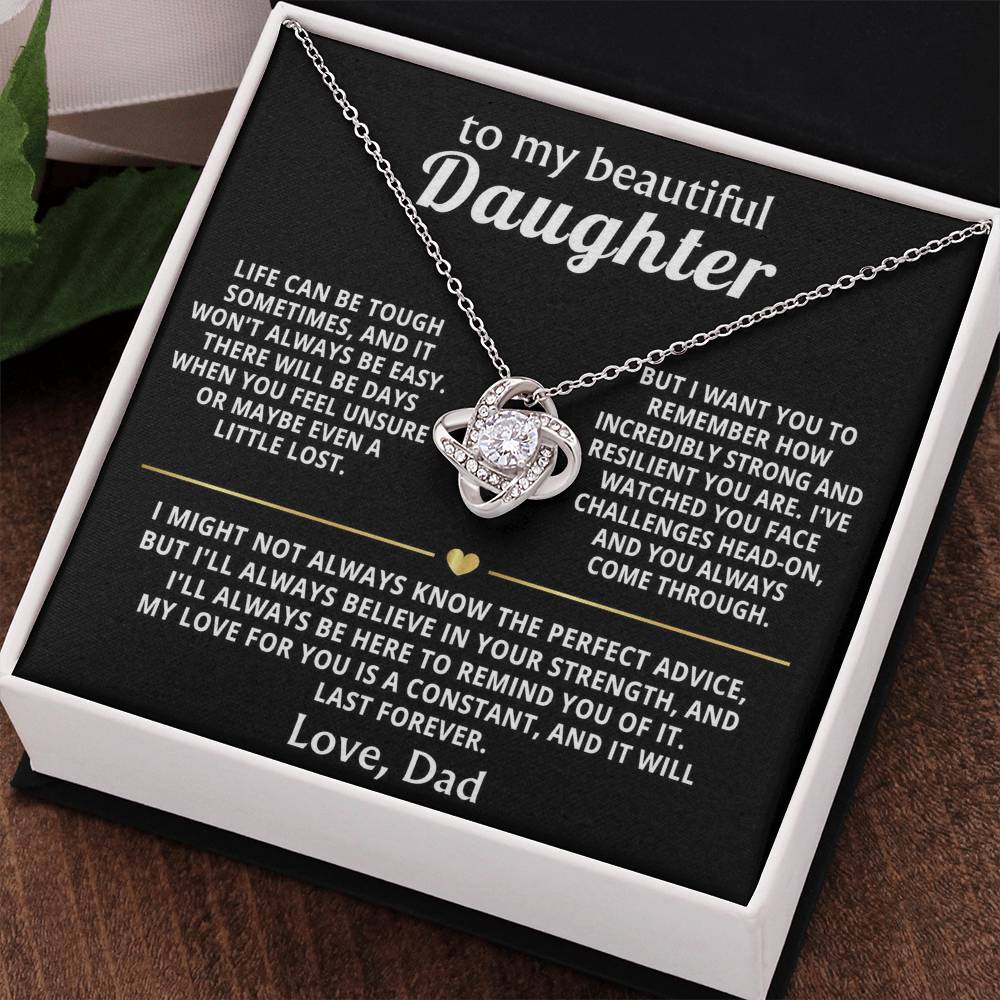 To My Beautiful Daughter, I'll always believe in your strength.