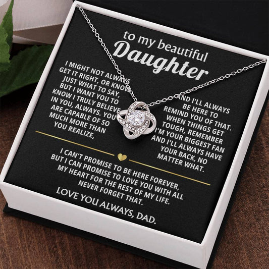 To My Beautiful Daughter, I always believe in you, my love.