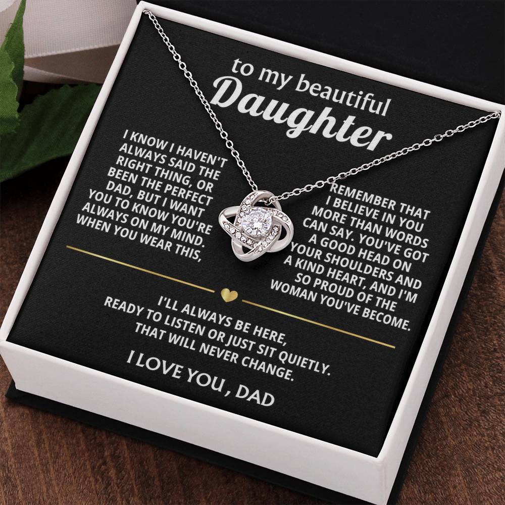 To My Beautiful Daughter, I'm so proud of the woman you've become. — [Lux] - Love Knot