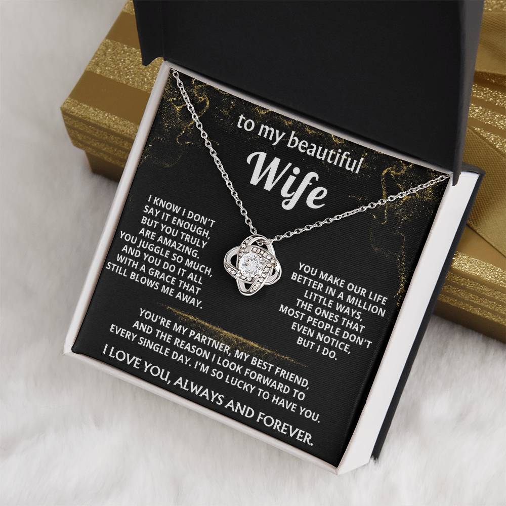 To My Wife, You make my life truly amazing.